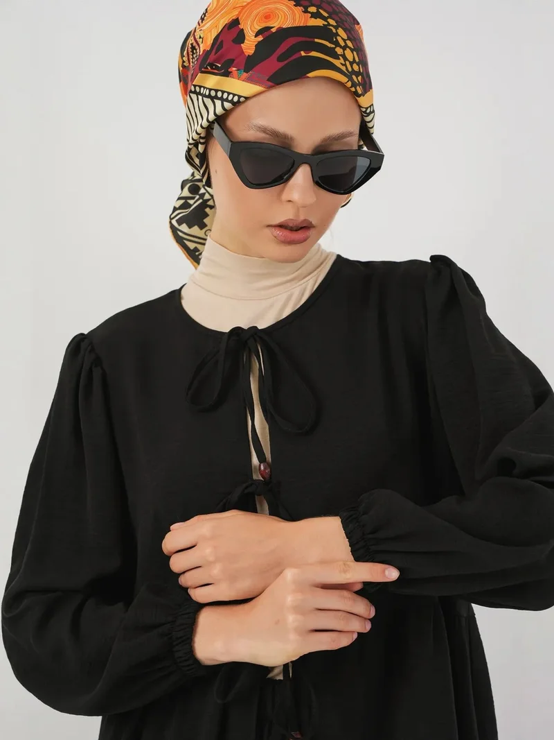 بيغ دارت BDART Crew Neck Long Tunic and Wide Leg Pants Set